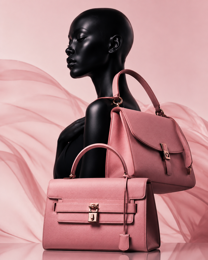 Maroquinerie de luxe artisanale — sac en cuir façonné à la main